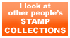 I look at other people's stamp collections