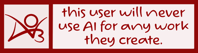 this user will never use ai for any work they create